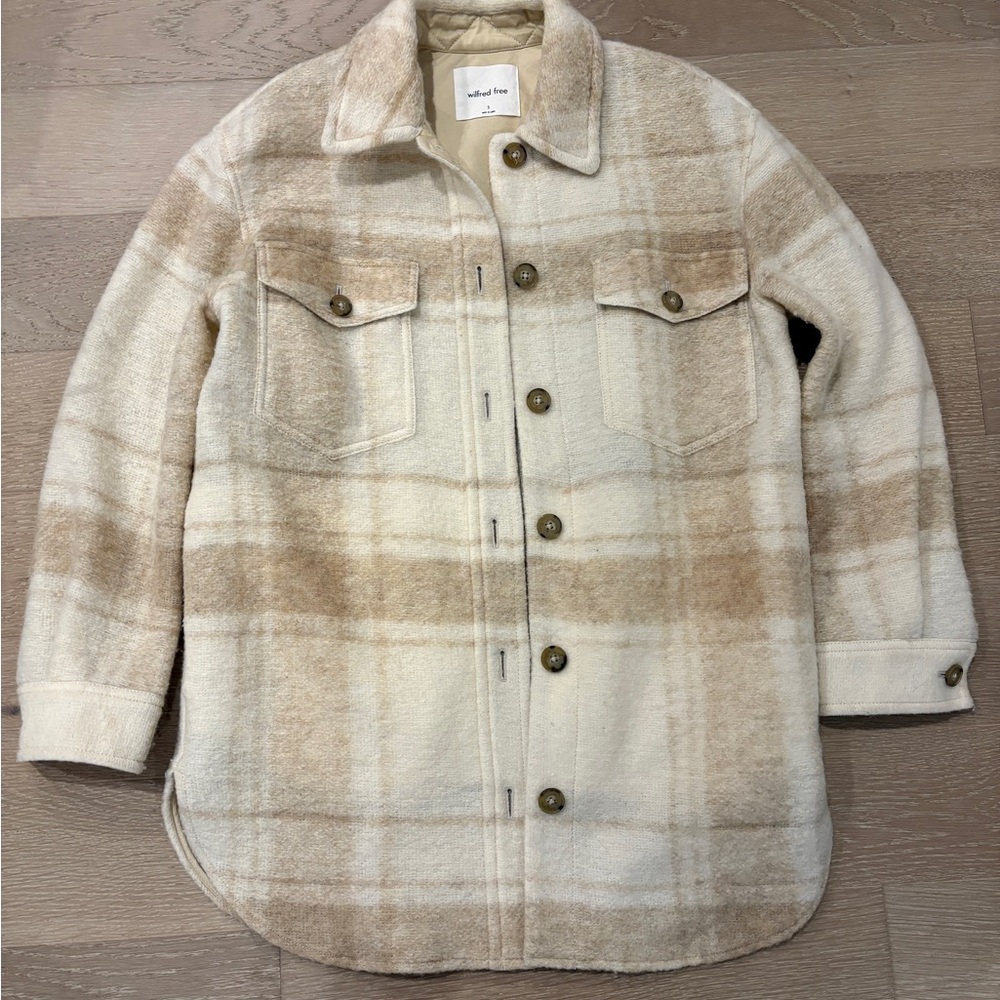 Wilfred Free Beige and Cream Jacket
